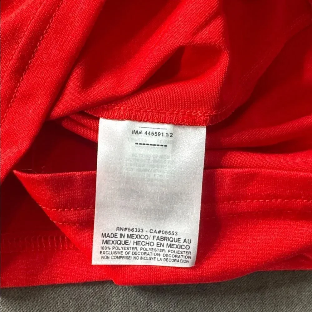Nike Dry Boys Red Training Top Long Sleeve Athletic Fit Size L 840177-657 NWT